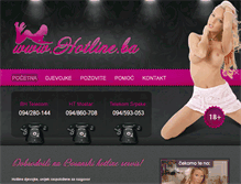 Tablet Screenshot of hotline.ba